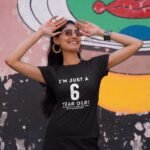 I'm Just a 6 Year Old Women Round Neck T-shirt